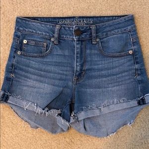 AE Light Wash Shorts